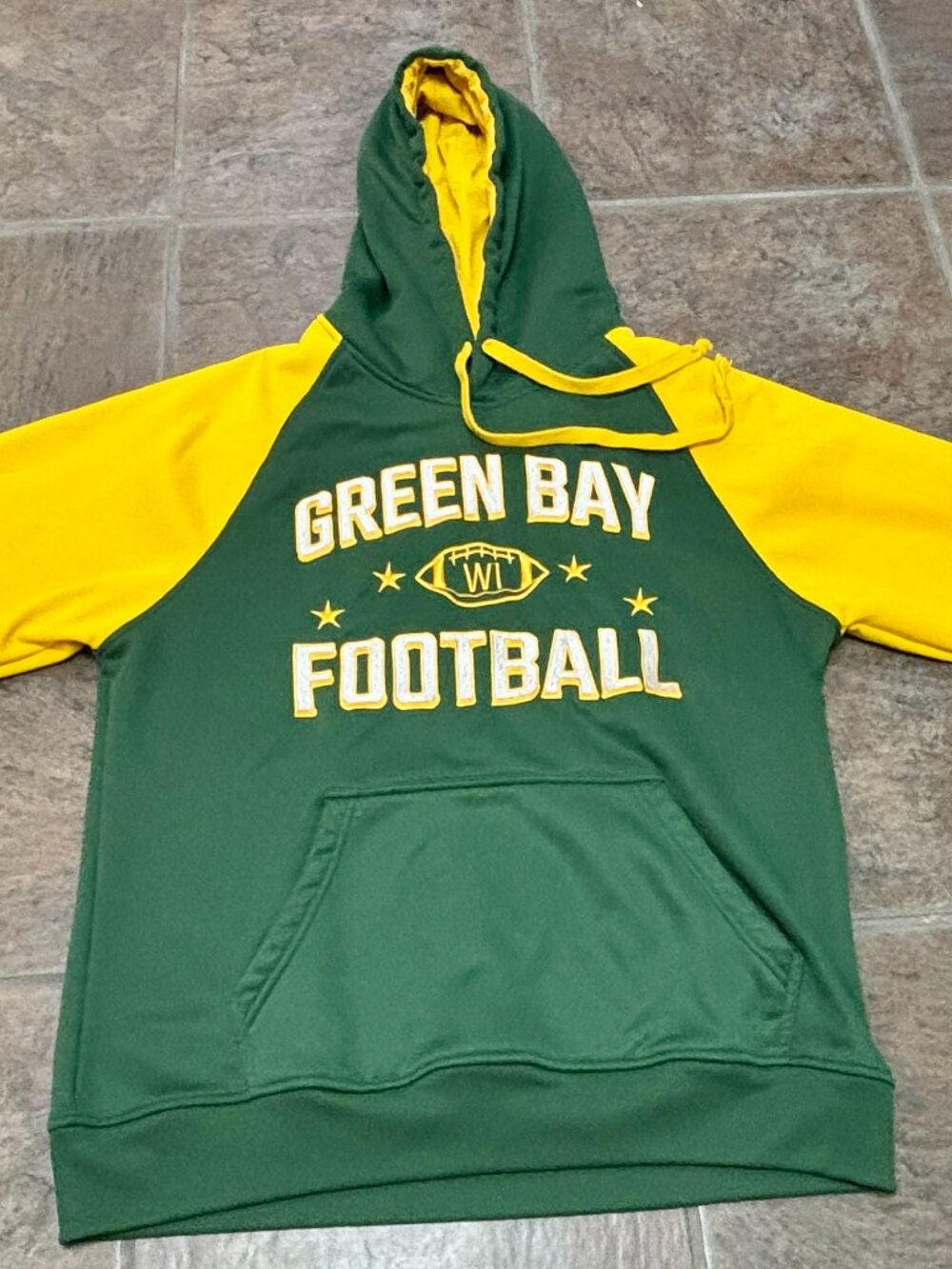 ~~Green Bay Football Embroidered M CLORPEAK Hoodie *****